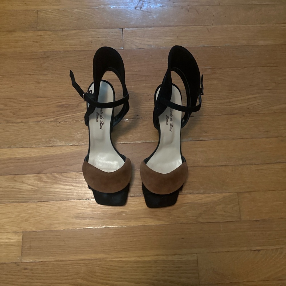 Chic Black and Brown Women's Heels